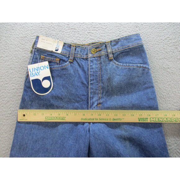 Vintage Unionbay Jeans Women's 30 Super High Rise Straight Leg Deadstock 80s - Picture 13 of 13